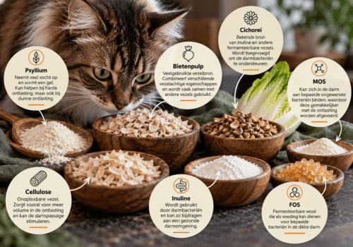 vezels in kattenvoeding