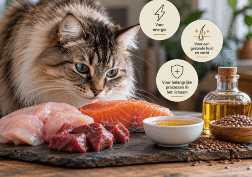 vet uit kattenvoeding
