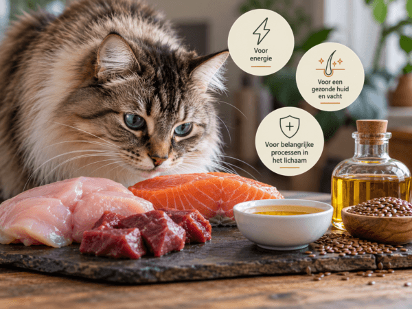 vet uit kattenvoeding